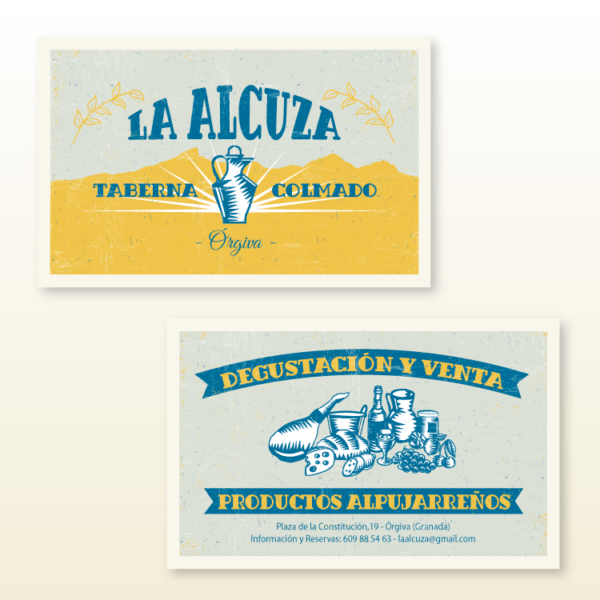 Tarjetas de visita La Alcuza