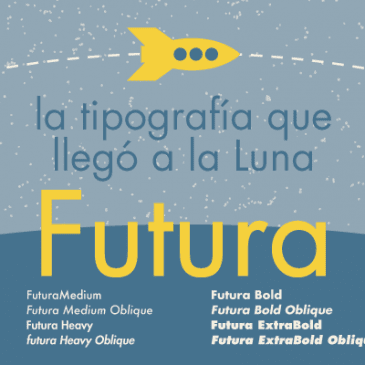 Futura: La tipografía que llegó a la Luna.