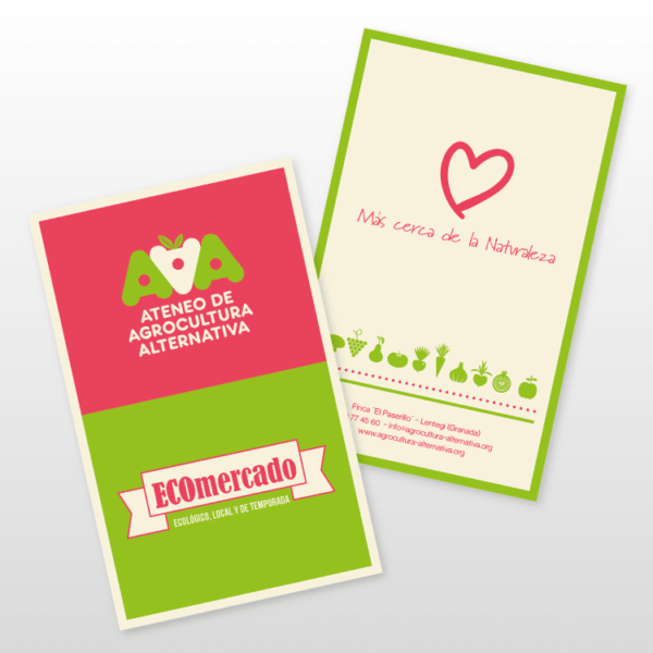 Tarjetas Agrocultura Alternativa