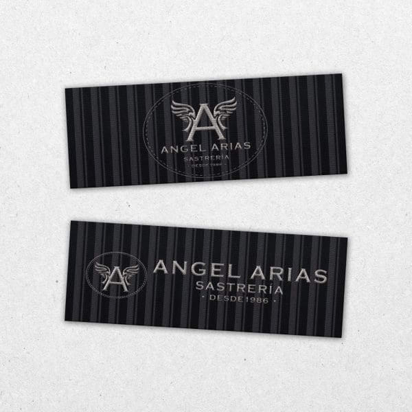 Etiquetas Bordadas  Angel Arias