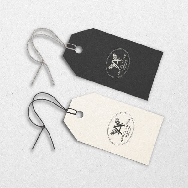 Etiquetas de cartón  Angel Arias