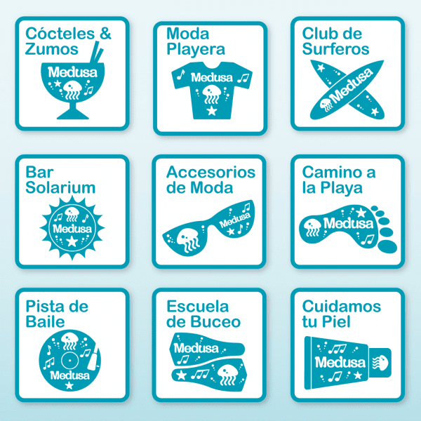 Señalética Medusa