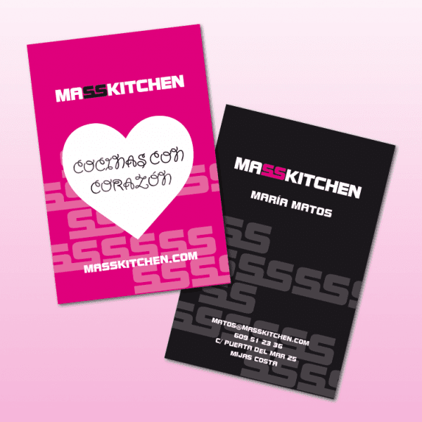 Tarjetas Masskitchen