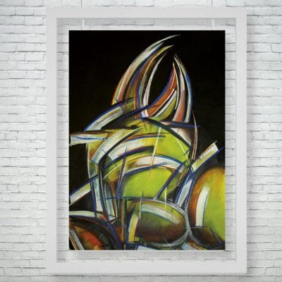 "El Origen 3" (Pastel y acuarelas)