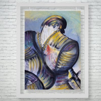 "Después de la Batalla" (Pastel y acuarela)
