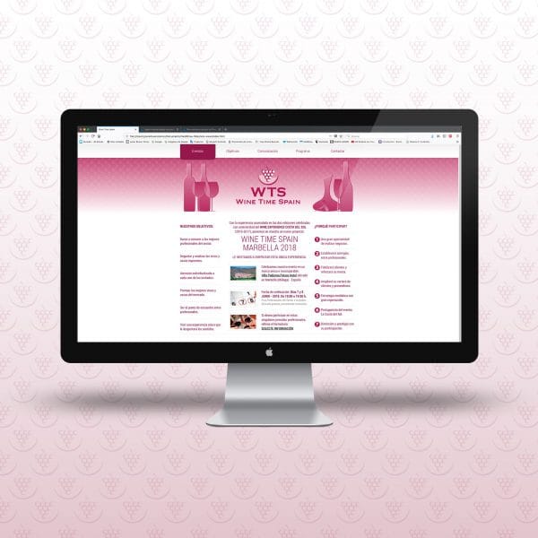 Web Wine Time Spain.